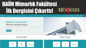 BAÜN Mimarlık Fakültesi İlk Dergisini Çıkarttı!