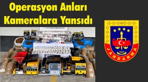 Jandarmanın Tütün Operasyonu Kameralara Yansıdı