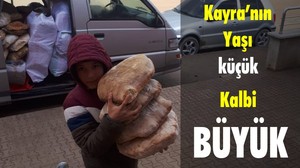 Kayra’nın Yaşı Küçük Kalbi Büyük