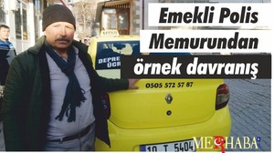 Emekli Polis Memurundan örnek davranış