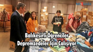 Balıkesirli Öğrenciler Depremzedeler İçin Çalışıyor