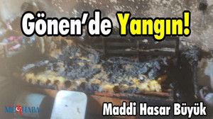 Gönen’de Yangın! Maddi Hasar Büyük
