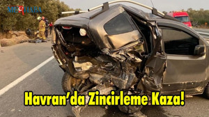 Havran’da Zincirleme Kaza