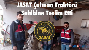 JASAT Çalınan Traktörü Sahibine Teslim Etti