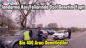 Jandarma Köy Yollarında Özel Denetim Yaptı