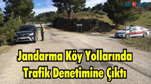 Jandarma Köy Yollarında Trafik Denetimine Çıktı