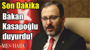 Son Dakika Bakan Kasapoğlu duyurdu!