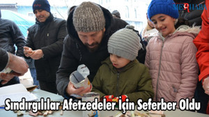 Sındırgılılar Afetzedeler İçin Seferber Oldu