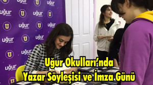 Uğur Okulları’nda Yazar Söyleşisi ve İmza Günü