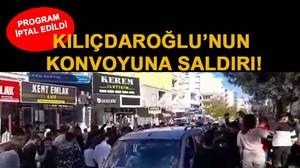 Kahta'da CHP konvoyuna saldırı!