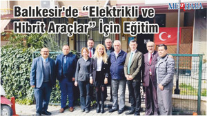 Balıkesir’de “Elektrikli ve Hibrit Araçlar” İçin Eğitim