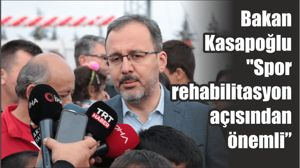 Son Dakika: Bakan Kasapoğlu "Spor rehabilitasyon açısından önemli"