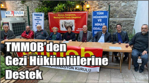 TMMOB’den Gezi Hükümlülerine Destek