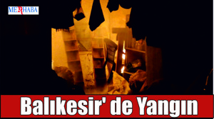 Balıkesir' de Yangın