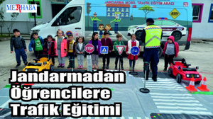 Jandarmadan Öğrencilere Trafik Eğitimi