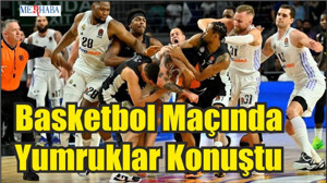 Basketbol Maçında Yumruklar Konuştu