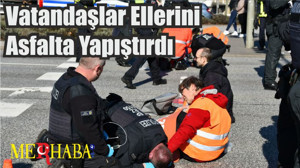 Vatandaşlar Ellerini Asfalta Yapıştırdı