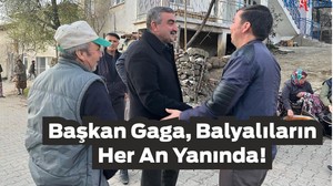 Başkan Balyalıların Yanında!