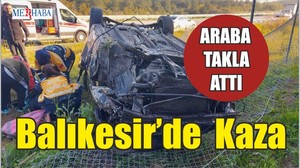 Balıkesir'de Kaza