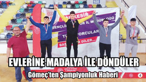 Gömeç’ten Şampiyonluk Haberi
