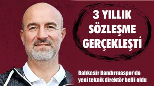 Bandırma'ya Yeni Teknik Direktör