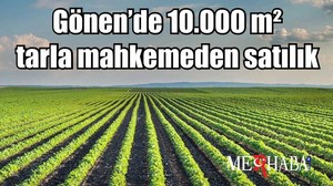 Gönen’de 10.000 m² tarla mahkemeden satılık