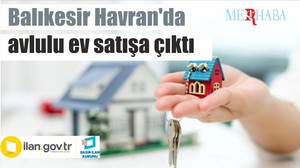 Balıkesir Havran'da avlulu ev satışa çıktı