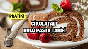 Pratik Çikolatalı Rulo Pasta