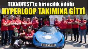 TEKNOFEST’te birincilik ödülü Hyperloop Takımına Gitti