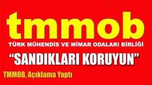 TMMOB'den Açıklama Geldi
