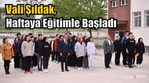 Vali Şıldak Haftaya Eğitimle Başladı