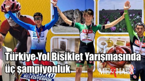 Türkiye Yol Bisiklet Yarışmasında üç şampiyonluk