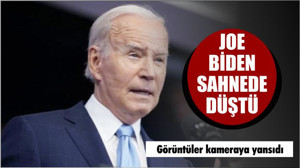 Joe Biden Sahnede Düştü