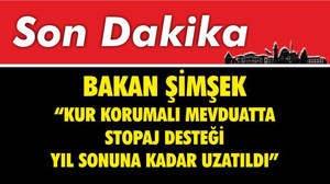 Bakan Şimşek Açıkladı
