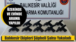 Balıkesir Ekipleri Şüpheli Şahsı Yakaladı