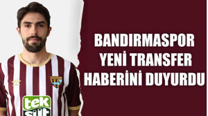 Bandırmaspor Yeni Transfer Haberini Duyurdu