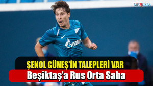 Beşiktaş’a Rus Orta Saha