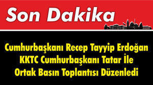 Cumhurbaşkanı Erdoğan KKTC 'de