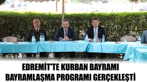 Edremit'te Kurban Bayramı Bayramlaşma Programı Gerçekleşti