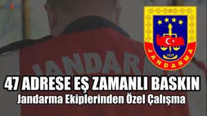 Jandarma Ekiplerinden Özel Çalışma