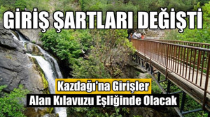 Kazdağı'na Girişler Alan Kılavuzu Eşliğinde Olacak