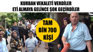 Kurban Vekaleti Verdiler Eti Almaya Gelince Şok Geçirdiler