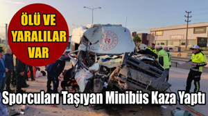 Minibüs Kaza Yaptı