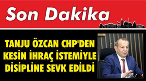 Tanju Özcan CHP'den Kesin İhraç İstemiyle Disipline Sevk Oldu