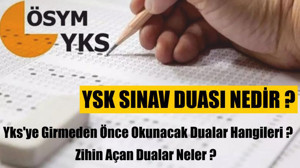 YSK Sınav Duası Nedir ?