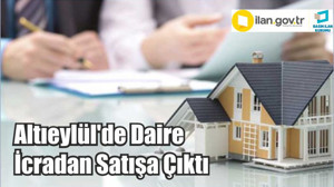 Altıeylül'de daire icradan satışa çıktı