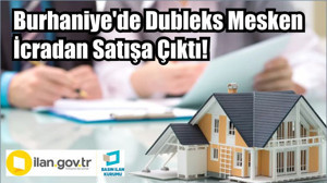Burhaniye'de Dubleks Mesken İcradan Satışa Çıktı!