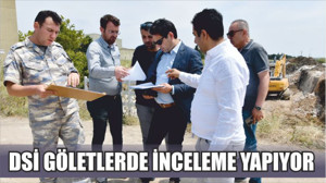 Dsi Göletlerde İnceleme Yapıyor