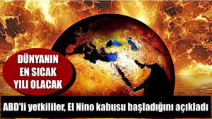 Dünyanın En Sıcak Yılı Olacak