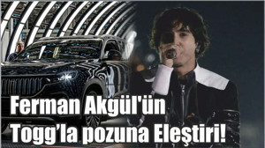 Manga Grubu Solistinin Togg’la pozuna Eleştiri!